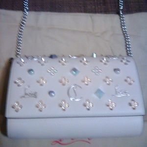 Christian Louboutin "Paloma"  Leather Clutch